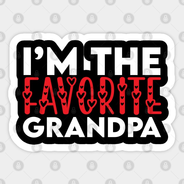 Funny Favorite Grandpa Birthday Gift idea Sticker by Lukecarrarts